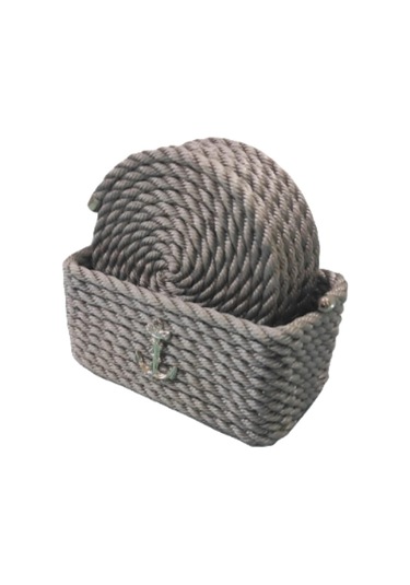 Dikdörtgen Kutulu Bardak Altlığı | Gri