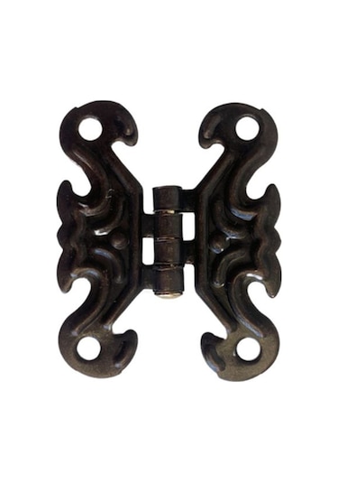 Kelebek Bronz Tavla Menteşesi Mobilya Kutu Menteşesi 4 Adet Bronz En:3cm Boy:2cm