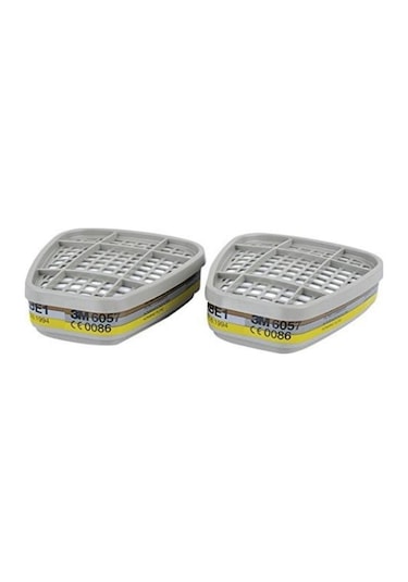 3M 7502 Yarım Yüz Maskesi Orta Boy + 3M 6057 Abe1 Filtre