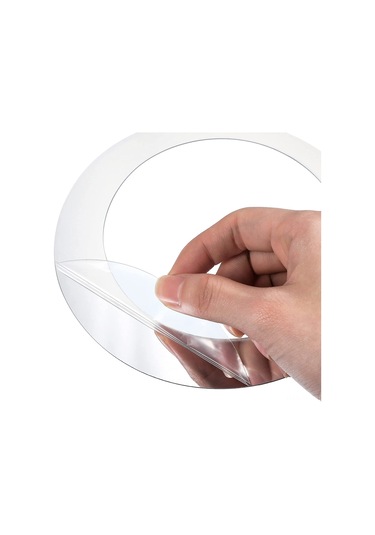 Hombey Akrilik Ayna Duvar Sticker, Gümüş Ve Altın Renk Seçenekli, Uv Baskılı, Mat Vernikli Dekoratif Wall Art