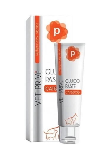 Vet Prive Veterinary Gluco Paste Kedi Ve Köpekler İçin Eklem Desteği Malt Macunu 100 Gr