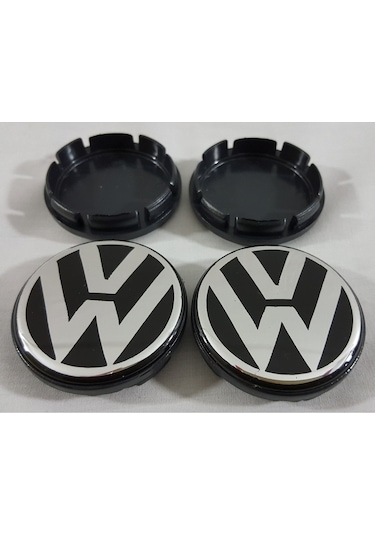 Volkswagen Jant Göbeği 4 Adet , Volkswagen Jant Kapağı 58/55mm Vw Jant Göbeği