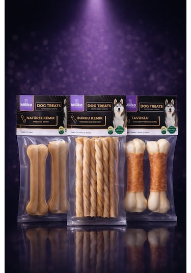 Milika Köpek Ödül Maması 3 Set