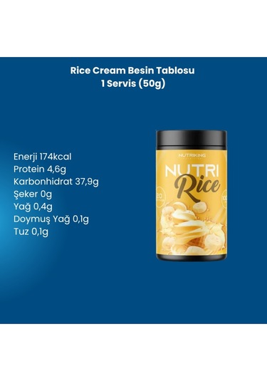 Pirinç Kreması 1000g 20 Servis Muz Aromalı Karışık