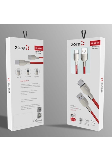 Zr-Ls411 Type-C Usb Kablo