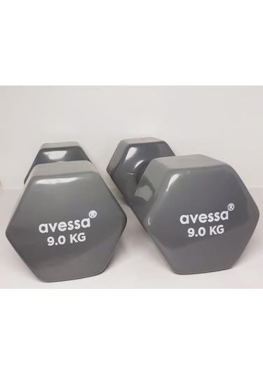 Avessa 9 Kg Vinil Dambıl Pvc 2 Adet