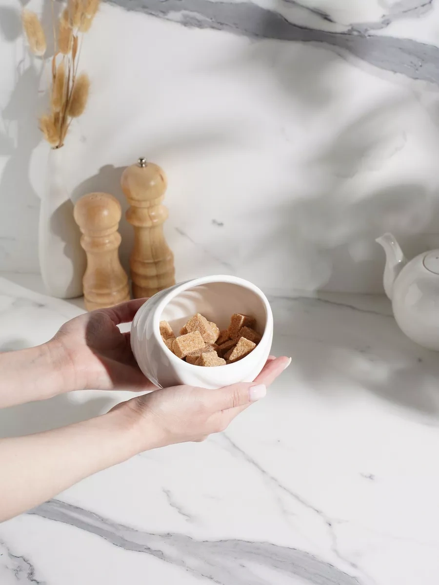 Magistro Beyaz Porselen Şekerlik "deniz Kabuğu" 330 Ml 111151897 Beyaz