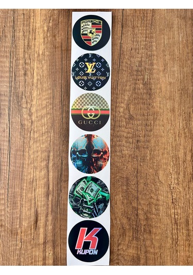 Araç Ön Cam Logosu Hologramlı Yan Kapı, Yan Cam Stickerı Logo Model2