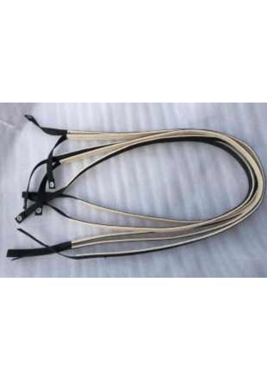 Eliptik   Bisiklet Keçesi Beyaz - Siyah