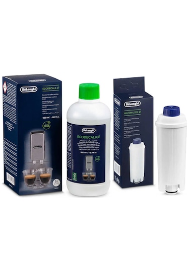 Delonghi Bakım Kiti Su Filtresi + 500ml Kireç Çözücü Solüsyon