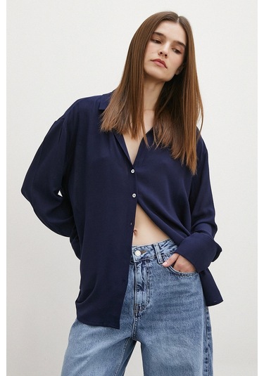 Viskon Basic Gömlek Lacivert Lacivert