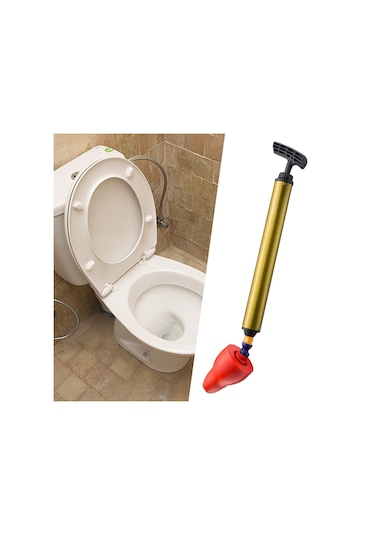 Suntek Ev Lavabo Kırmızı Için Tuvalet Pistonu Lavabo Tıkalı