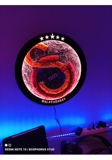 El Yapımı Benzersiz Dekoratif Led Aydınlatmalı Tablo Rgb Bluetoo