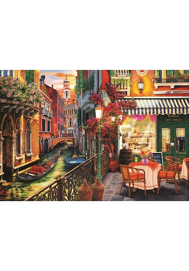 Anatolian 2000 Parça venedik Kafe Puzzle - 96x66 Cm