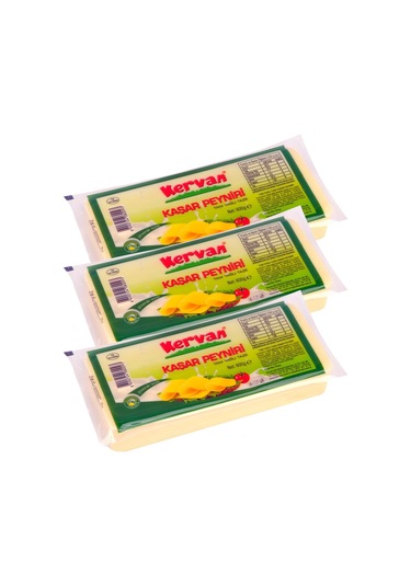 Kervan Kaşar Peyniri 600 Gr X 3 Adet