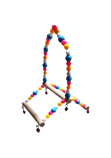 Ans Boncuklu Tünekli Salıncak Kuş Oyuncağı 14-14cm
