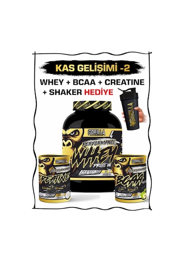 Gorilla Nutrition Kas Gelişimi Kombini 2