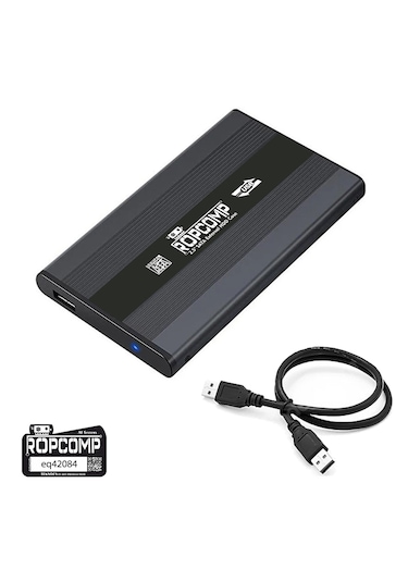 Ropcomp 2.5" Usb 2.0 Sata Harici Harddisk Kutusu Metal