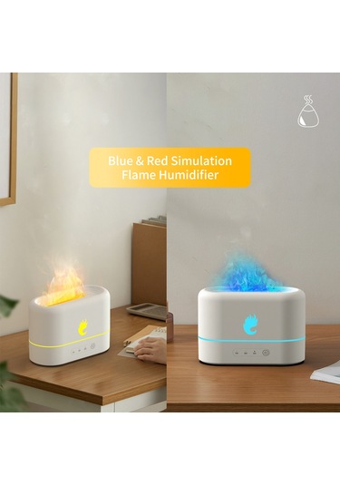 Geeksen 250ml Siyah 3d Flaming Oda Kokusu Dağıtıcı - Ultrasonik Nemlendirici, Otomatik Kapatma Ve 3 Zamanlama Seçeneği İle Aromaterapi