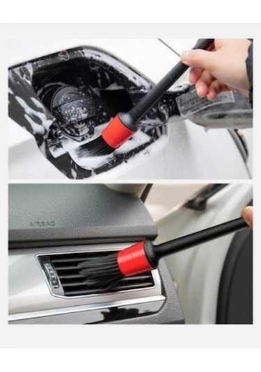 Araba Detaylı Temizlik Fırça Seti - 24242412657sa