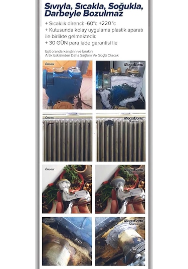 Megabond Kaynak Yapılmış Gibi Birleştiren Yapıştırıcı Tekli