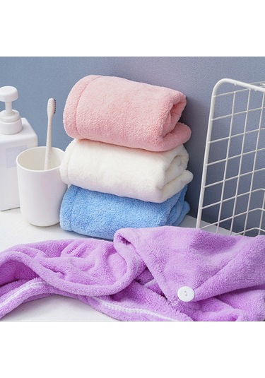 Reedark Hızlı Kuruyan Mikrofiber Saç Havlusu - Saç Kurutma Ve Bakımı İçin Pratik Şapka Diğer