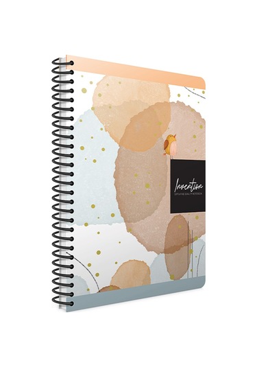 Gıpta İnvention 17 x 24 120 Yaprak Kareli Sert Kapak Spiralli Defter Model 2