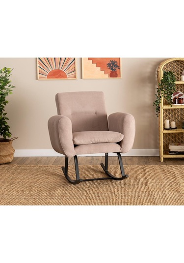 Pafu Kono Tv / Dinlenme / Baba / Emzirme Koltuğu Sallanan Sandalye - Bohem Vizon