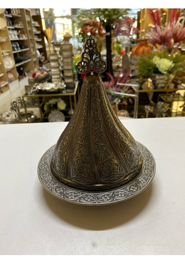 Osmanlı Büyük Böy Kap Eskitme Gümüş