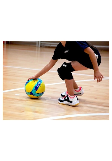 Öğretici Voleybol Topu - Sarı - V100 Sarı - Mavi