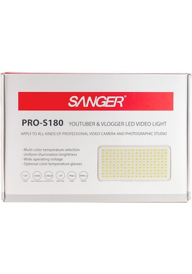 Sanger PRO-S180 Youtuber Vlogger Led Işık