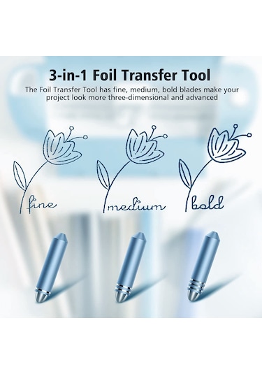 Folyo Transfer Aleti Yedeği, Crıcut Maker İçin 3'ü 1 Arada Transfer Kiti