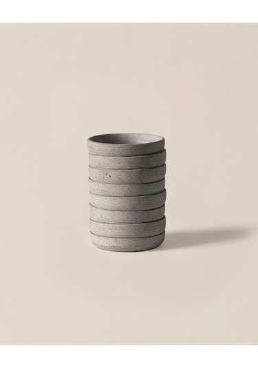 Madame Coco Ella Saksı - Soft Gri - 14 Cm 8684427125137 Diğer