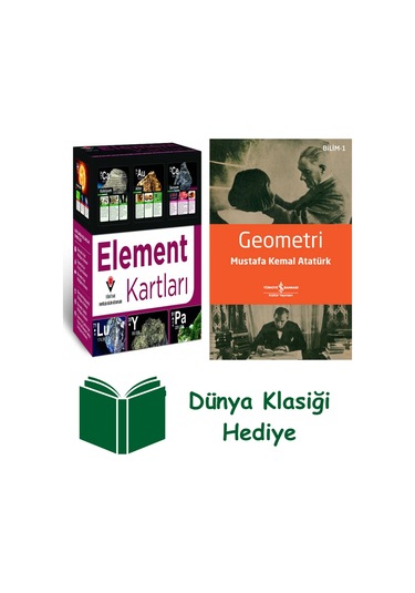 Element Kartları Kutulu + Geometri + Dünya Klasiği Hediye