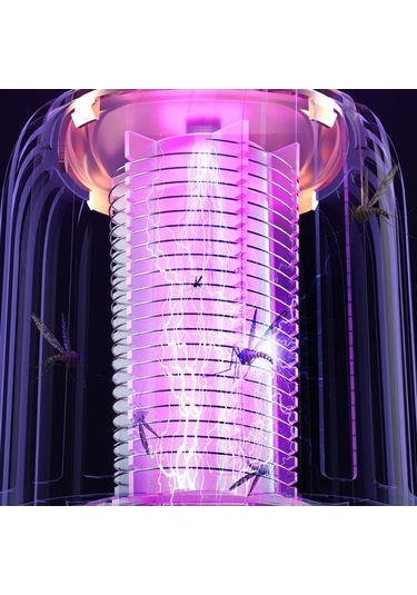 Trendooze Yönlü Yakalama, Usb Turbo Sivrisinek Öldürücü, Kullanım Işık İle İçin Güçlü Evde Emişli Elektrikli Dalgası Çok Beyaz 360 Qx