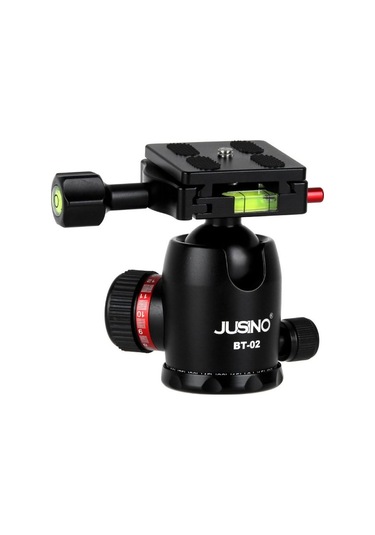 Jusino Bt-02 Profesyonel Tripod Kafası Aluminyum Siyah