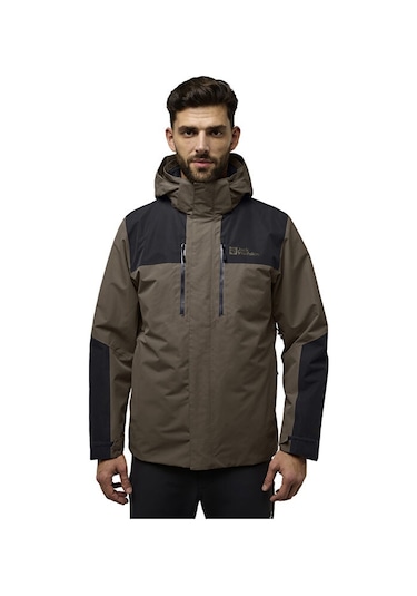 Jack Wolfskin Jasper 3ın1 Jkt M Erkek Outdoor Montu A61858-5719 Haki A61858-5719 Kahverengi