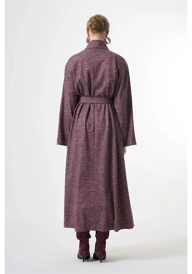 Misswhence 38505 Keçe Kaban Gri
