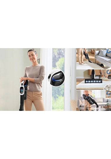 Bosch BCS1041WAC Unlimited 10 Dikey Şarjlı Süpürge