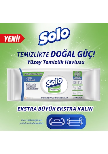 Solo Okaliptus Çam Esintisi Yüzey Temizlik Havlusu 3'lü