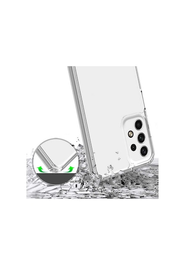 Samsung Galaxy Uyumlu A73 Kılıf Zore 2mm Anti Shock Silikon