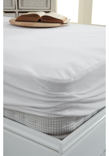 Decovilla 11 Ebat Micro Fitted Sıvı Geçirmez Alez Beyaz