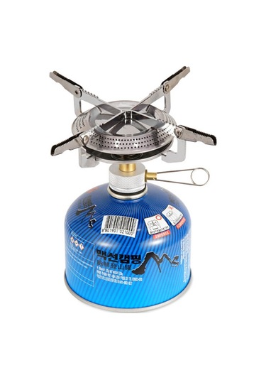 Vkemall Açık Hava Dağcılık Gaz Ocağı Başlığı Piknik Tabağı Ocağı Başlığı Kamp Ocağı Yüksek Güç Ayarlanabilir Enerji Tasarrufu Katlanır Ocak Gümüş