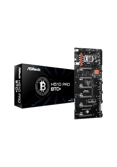 Asrock H510 Pro BTC+ Intel H510 3200 MHz DDR4 Soket 1200 ATX Mining Anakart
