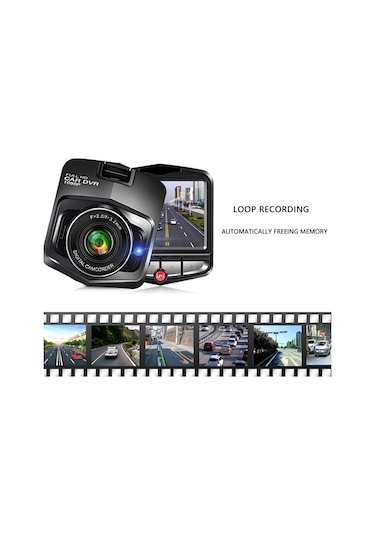 Monyee Araç Sürücü Kaydedici 1080p Fhd 170 Geniş Açı Lcd Ekranlı G-sensor Gece Görüşü Dvr Kamera