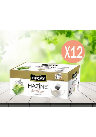 Ofçay Hazine Zengindem Demlik Poşet Çay  30 x 15 G 12 Adet