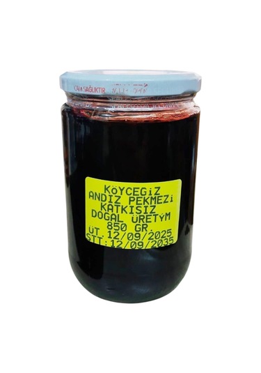 Köyceğiz Andız Pekmezi Soğuk Sıkım 950 Gr %100 Doğal Ve Katkısız