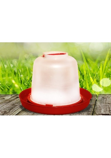 Yemlik + Suluk 2' Li Set 5 Lt Yemlik + 6 Lt Suluk Tavuk Yemliği Tavuk Suluğu Kuş Ve Kanatlı Hayvan