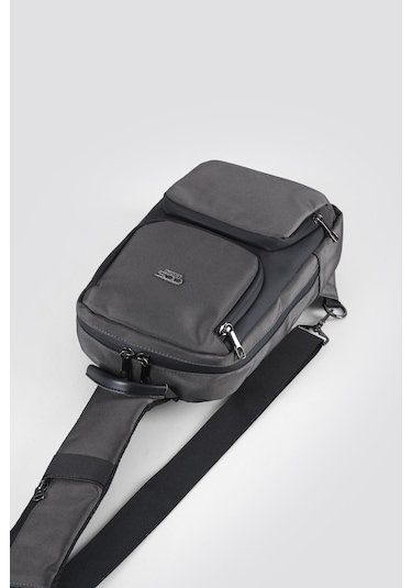 Ççs 51489 Tek Askılı Çapraz Çanta Gri