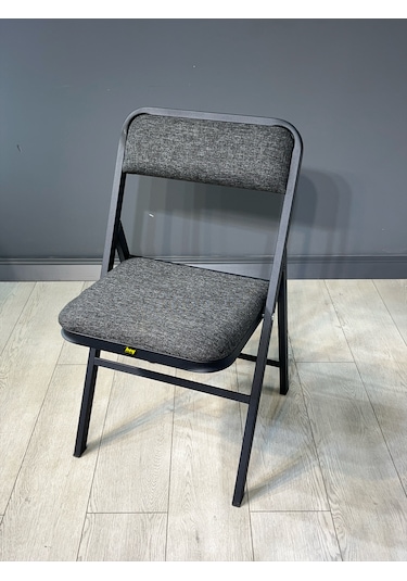 Hey 2'li Katlanır Kamp Sandalyesi Piknik Sandalyesi Gri